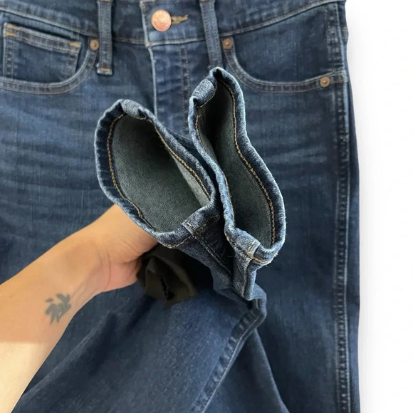 Madewell 10" High-Rise Skinny Jeans in Hayes Wash Women's Size 25 - Picture 12 of 15
